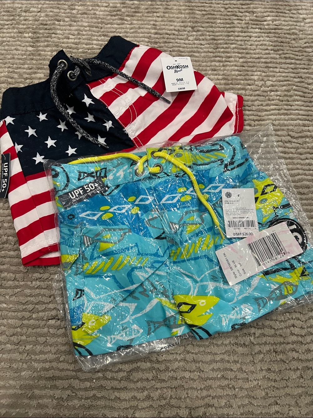 OshKosh B'gosh Swim Bottoms- 2 pieces